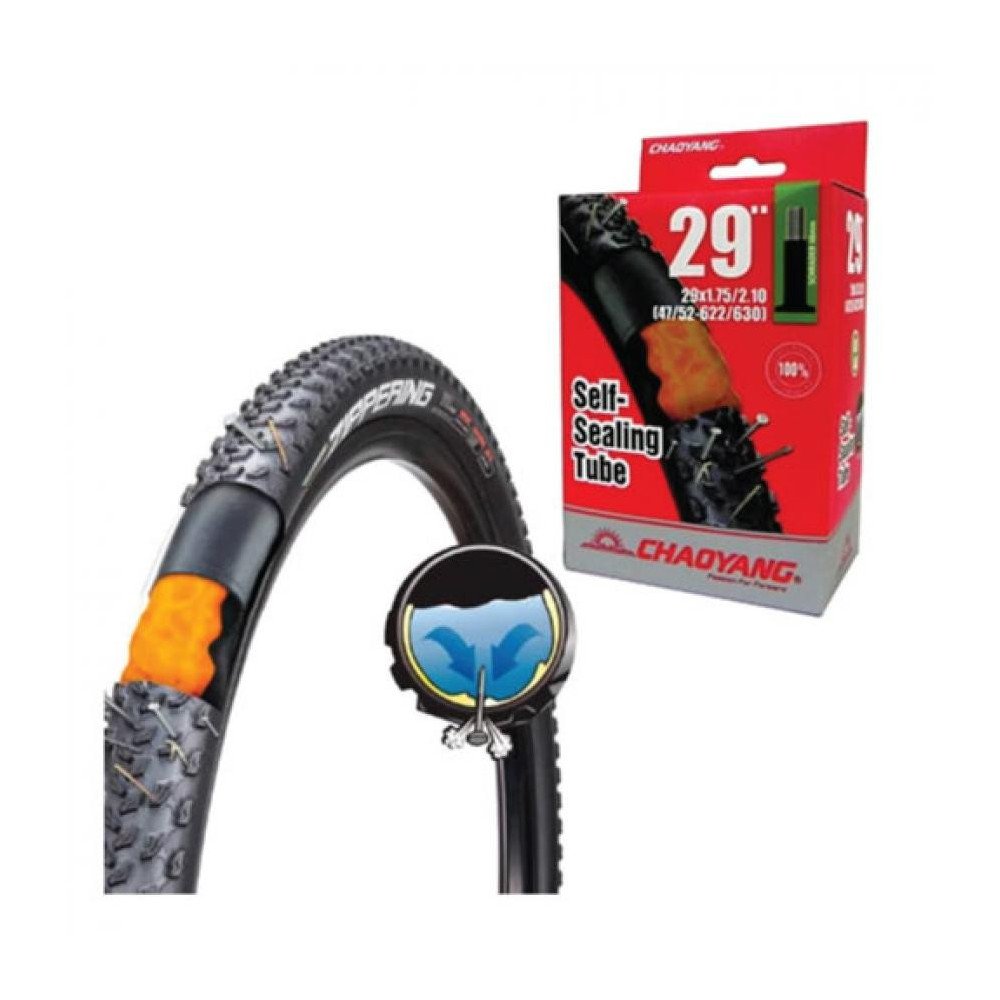 CAMARA 29x1.75/2.10 CHAOYANG C/LIQUIDO SELLADOR SV 48MM