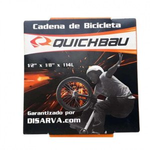 CADENA CROMODA BMX PASEO 1/2X1/8 114L QUICKBAU
