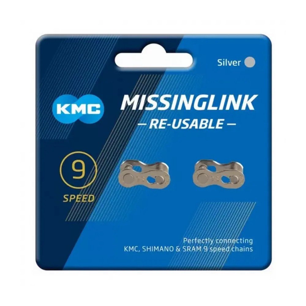 CANDADO CADENA KMC 9VL SILVER