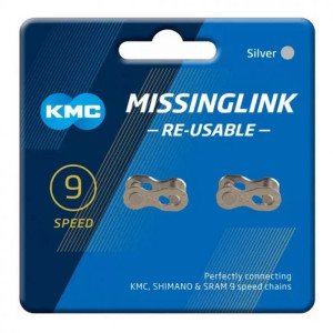 CANDADO CADENA KMC 9VL SILVER
