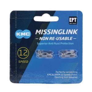 CANDADO CADENA KMC 12VL SILVER