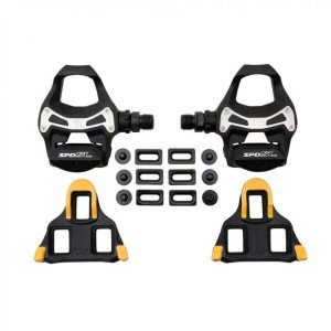 PEDAL SHIMANO PD-R550-L BLACK CARBON 310 GRS