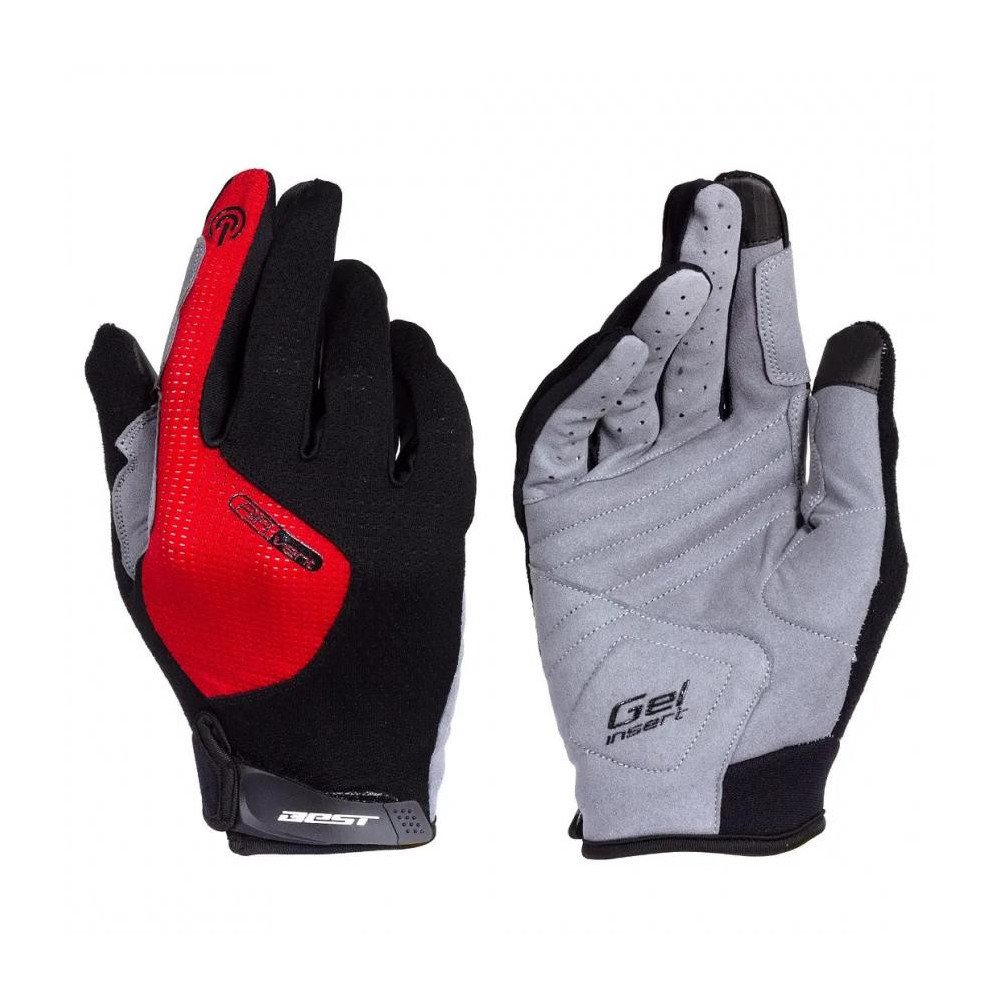 GUANTES BEST SB-05-9533 NEGRO/ROJO