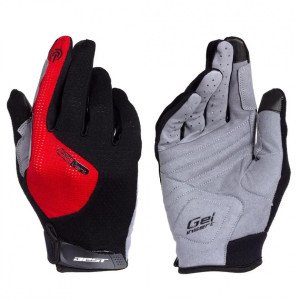 GUANTES BEST SB-05-9533 NEGRO/ROJO
