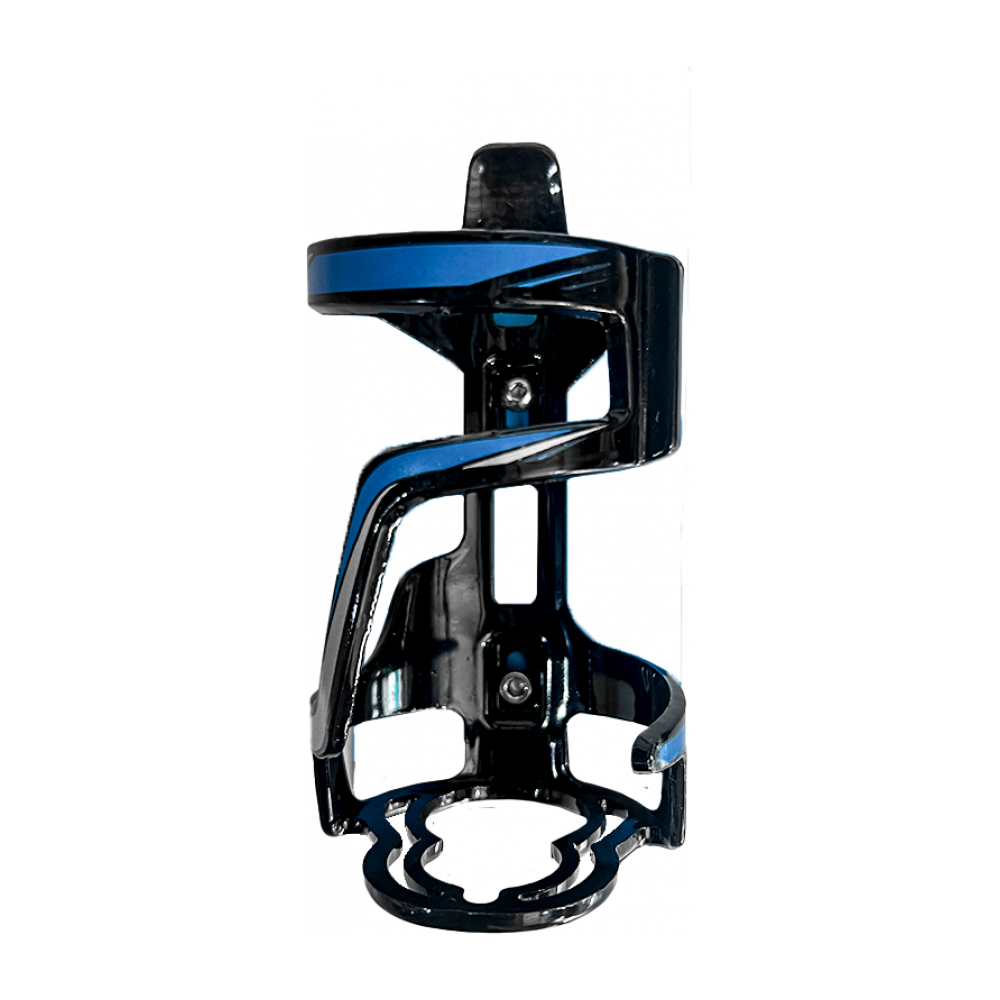 PORTA BOTELLA PLANET BIKE NEGRO-AZUL/ROJO T