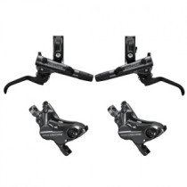 FRENO HIDRAULICO COMPLETO IZQUIERDO DEORE, BL-M6100(L), BR-M6100(F), /J-kit, W/O ADAPTER, RESIN PAD(W/O FIN) 1000M SHIMANO