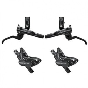 FRENO HIDRAULICO COMPLETO IZQUIERDO DEORE, BL-M6100(L), BR-M6100(F), /J-kit, W/O ADAPTER, RESIN PAD(W/O FIN) 1000M SHIMANO