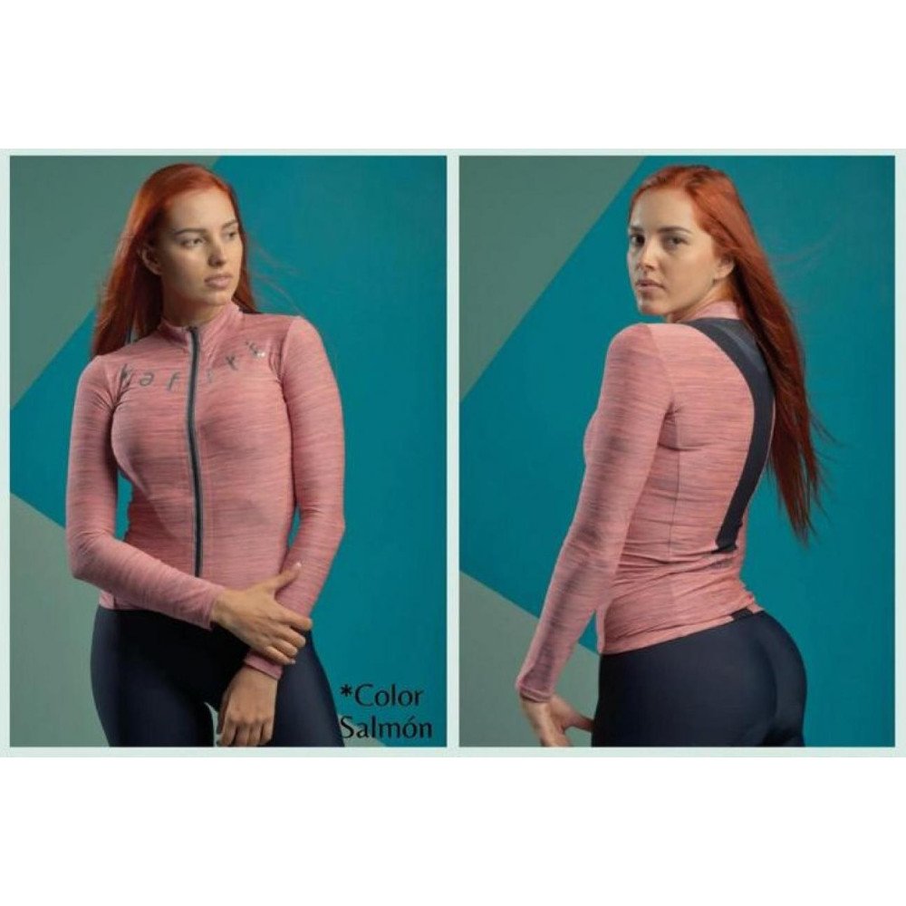 JERSEY LIGERO ML DAMA KAFFIT SALMON M