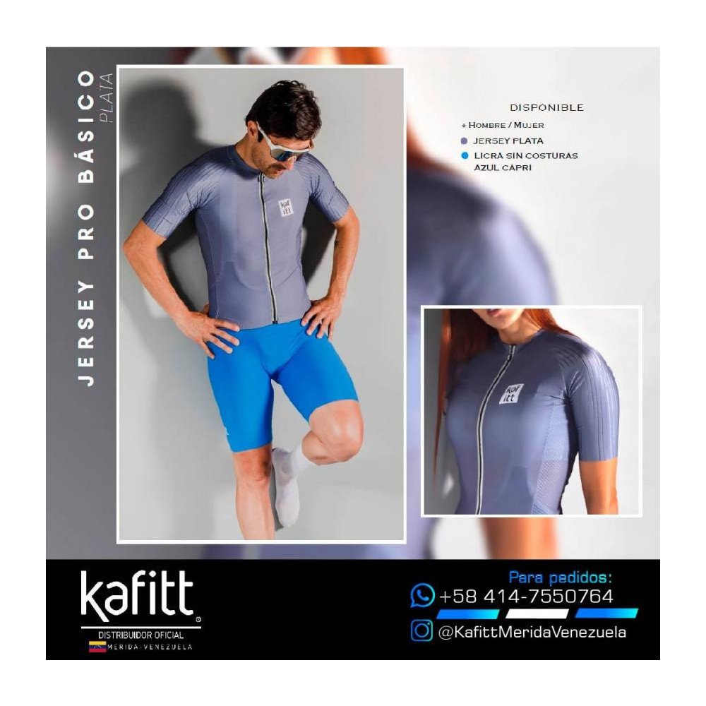 JERSEY MC PRO BASICO HOMBRE KAFFIT PLATA L