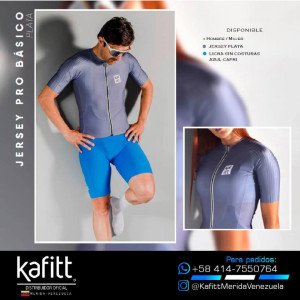 JERSEY MC PRO BASICO HOMBRE KAFFIT PLATA L