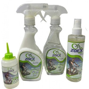 KIT DESENGRASANTE ZOEX /DRY WASH LUBRICANTE CADENA MICROFIBRA KIT