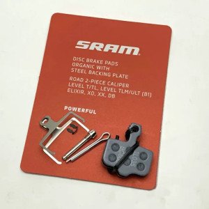 PASTILLA SRAM DISCO SINTERIZADO / ACERO (POTENTE) - NIVEL TL / NIVEL T / NIVEL / NIVEL ULT / TLM B1 (2020 +) / DB / ELIXIR / CAR