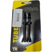 VALVULA TUBELESS FR11B ATOM 60MM ALLOY NEGRO