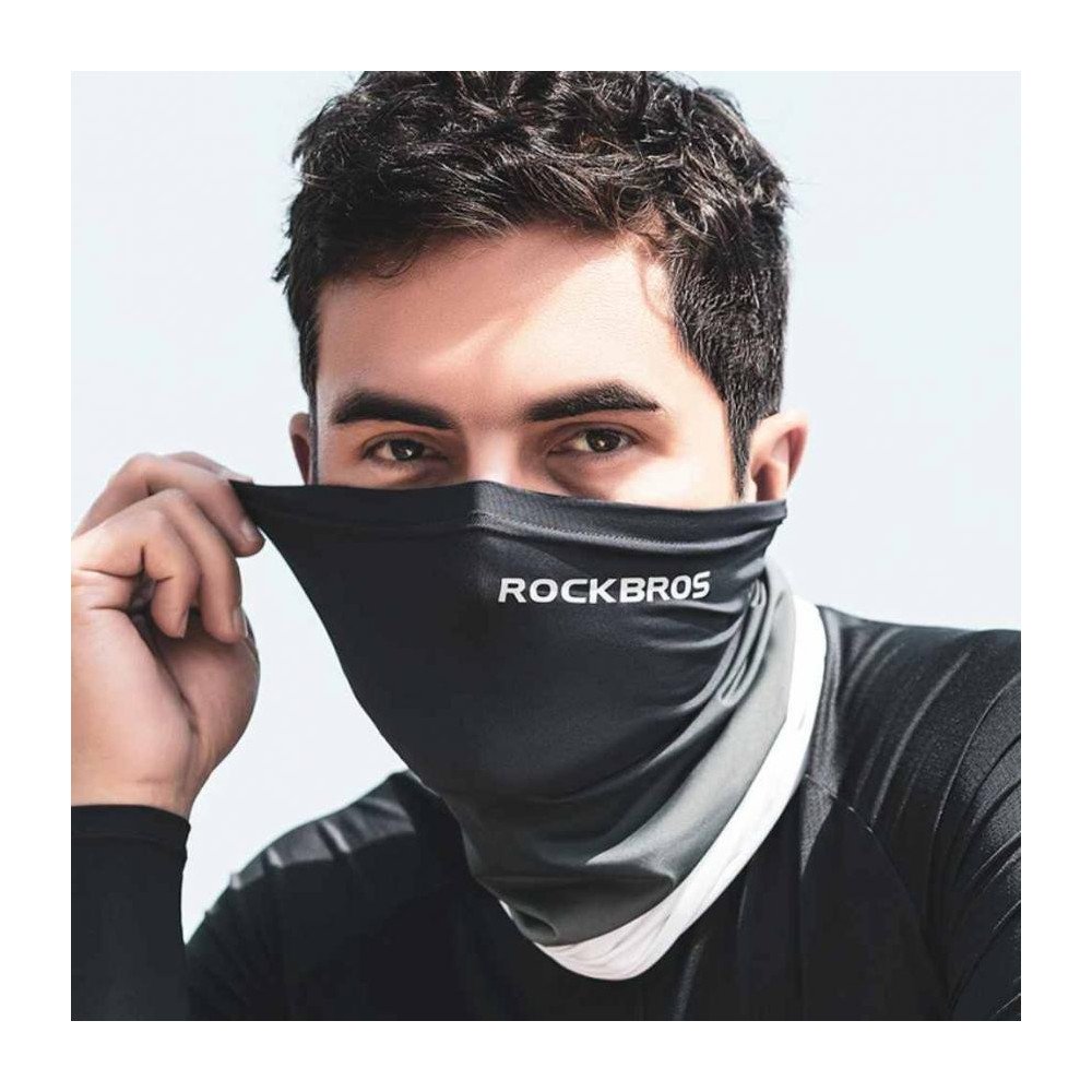 BUFANDA CICLISMO ROCKBROS WB-211 NEGRO DEGRADADO