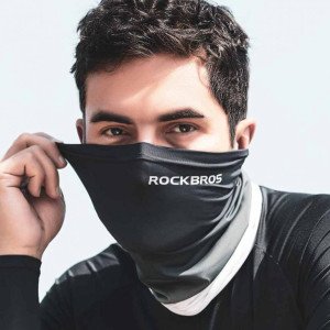 BUFANDA CICLISMO ROCKBROS WB-211 NEGRO DEGRADADO