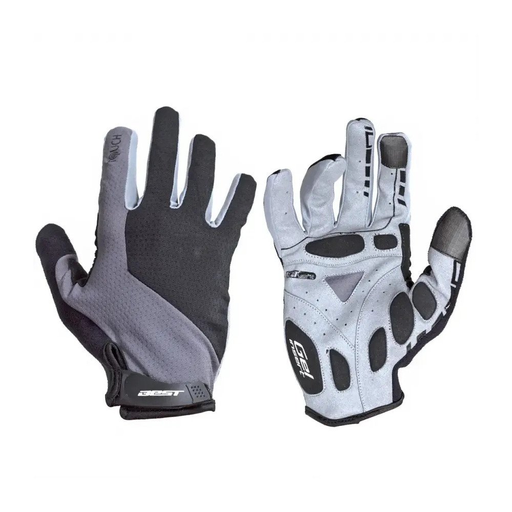 GUANTES BEST SB-05-9505 NEGRO/GRIS