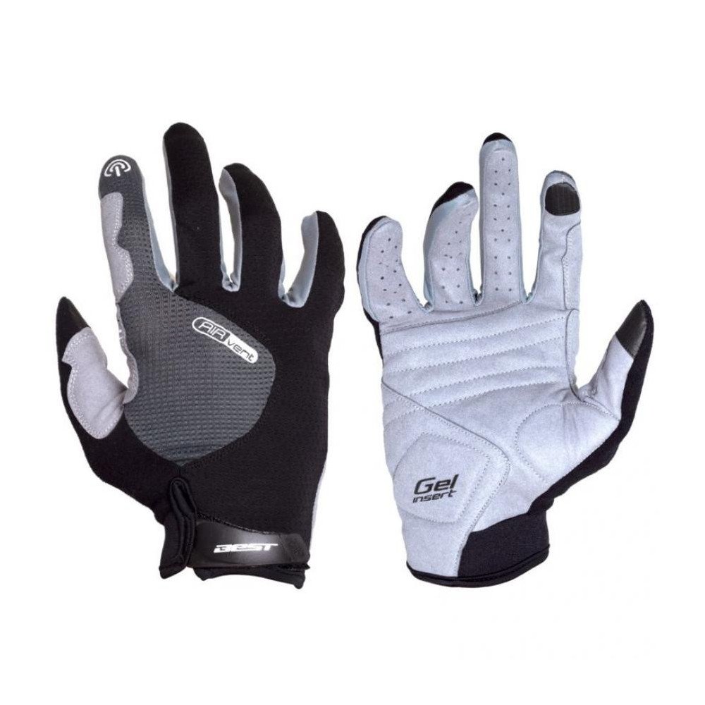GUANTES BEST SB-05-9533 NEGRO/GRIS XL