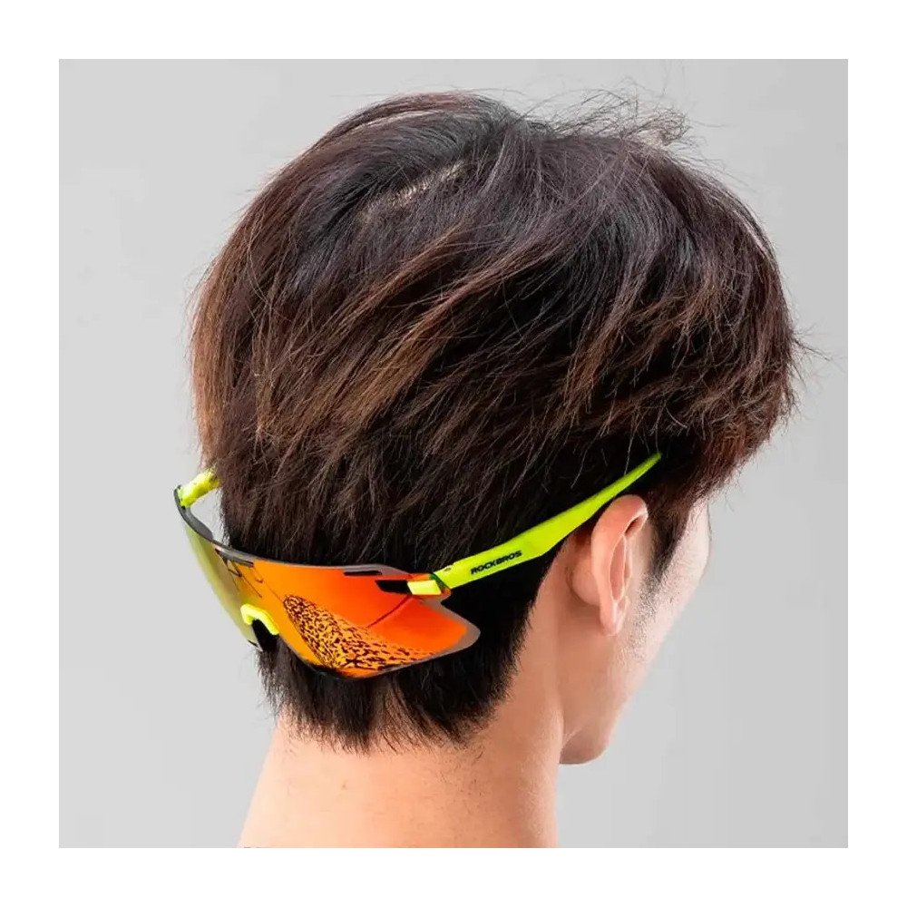 LENTES CICLISMO FOTOCROMATICOS AMARILLOS ROCKBROS SP318-GN