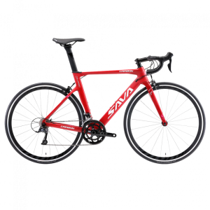 BICICLETA 700 SAVA R09-R3000 18V SHIMANO SORA COLOR ROJO