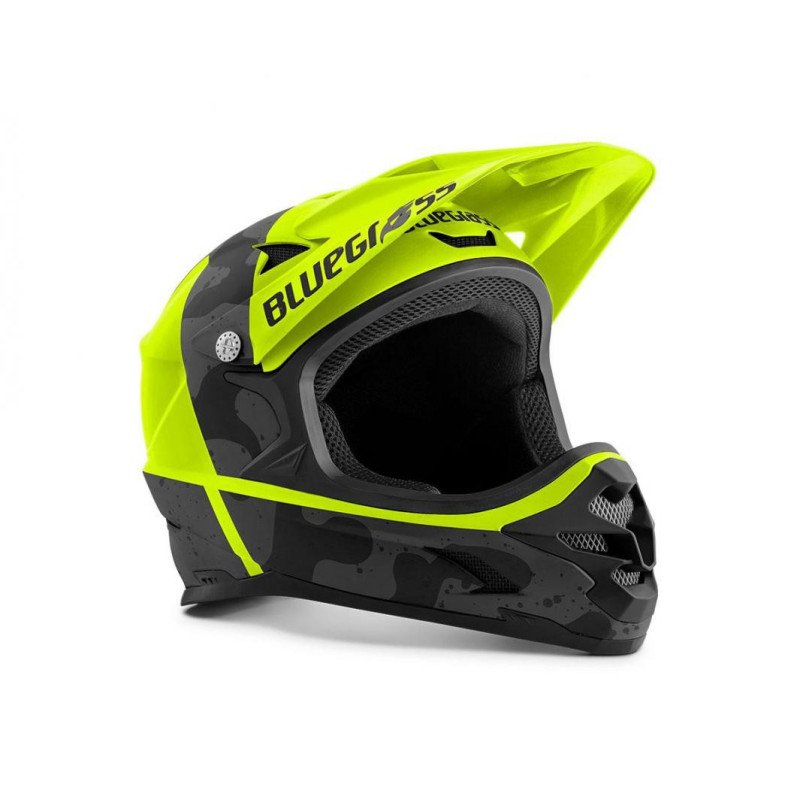 CASCO FULLFACE  INTOX BLUEGRASS FLUO YELLOW