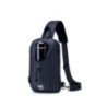 BULLCAPTAIN - MOCHILA CRUZADA IMPERMEABLE XB-0113- PU-BL