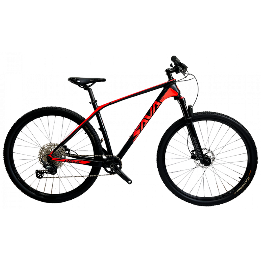 BICICLETA 29 SAVA DECK 6.1 NEGRO - ROJO