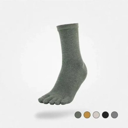 SAGUARO - MEDIAS CALCETINES DE DEDOS SIN COSTURAS PACK 05 PARES