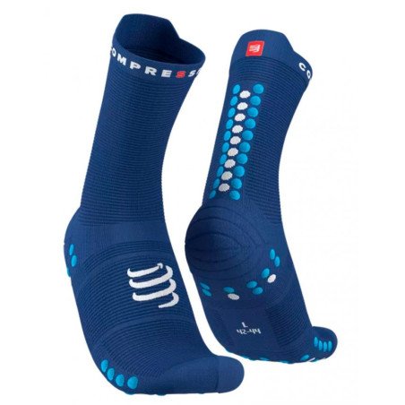 MEDIA CALCETIN PRO RACING V4.0 RUN HIGH SODALITE - FLUO BLUE