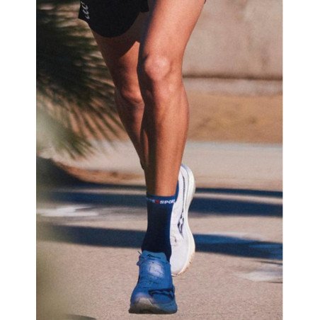 MEDIA CALCETIN PRO RACING V4.0 RUN HIGH SODALITE - FLUO BLUE
