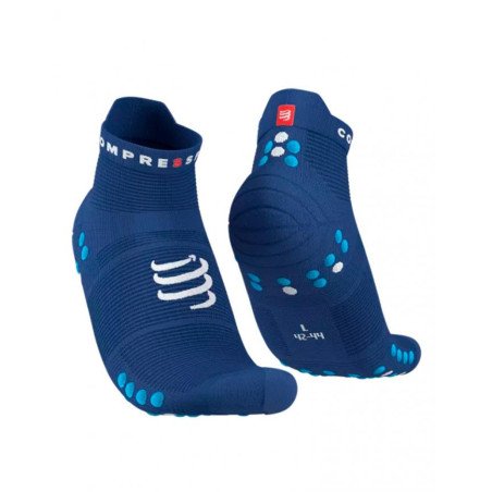MEDIA CALCETIN PRO RACING V4.0 RUN LOW SODALITE - FLUO BLUE
