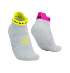 MEDIA CALCETIN PRO RACING V4.0 RUN LOW BLANCO - AMARILLO - ROSADO MEDIA CALCETIN PRO RACING V4.0 RUN LOW BLANCO - AMARILLO - ROSADO