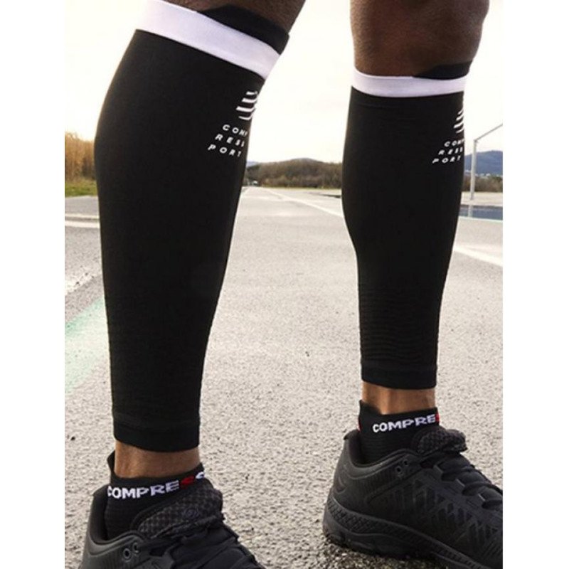 MEDIA CALCETIN PRO RACING V4.0 RUN LOW NEGRO - ROJO