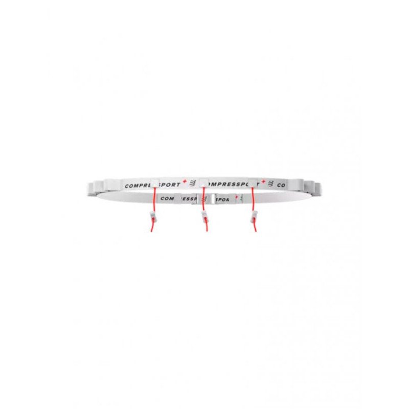 CINTURON RACE BELT P/DORSAL TALLA UNICA BLANCO