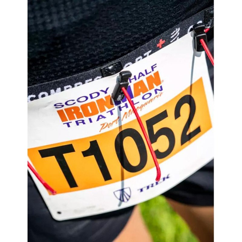 CINTURON RACE BELT P/DORSAL TALLA UNICA BLANCO