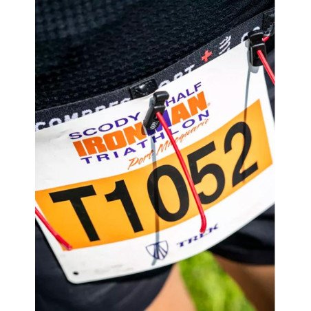 CINTURON RACE BELT P/DORSAL TALLA UNICA BLANCO