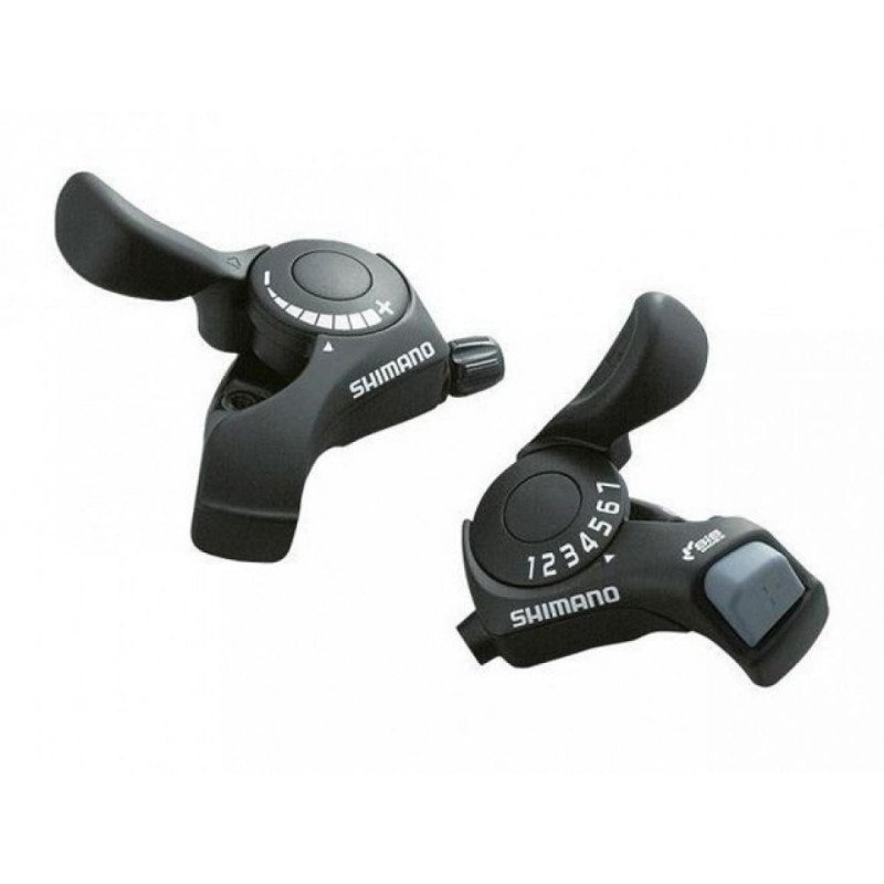 MANIJA CAMBIO SHIMANO TX30 7VL NEGRO C/BOTON