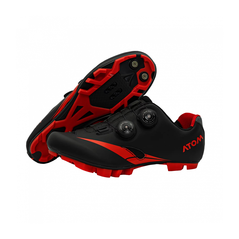 ZAPATILLA ATOM HUNTER AT04 COLOR NEGRO/ROJO