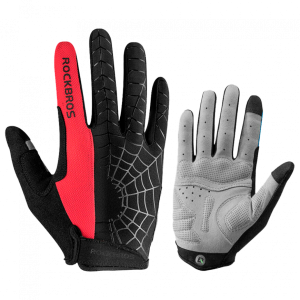GUANTES DEDO LARGO ROCKBROS RB-S109-1 NEGRO/ROJO TALLA M