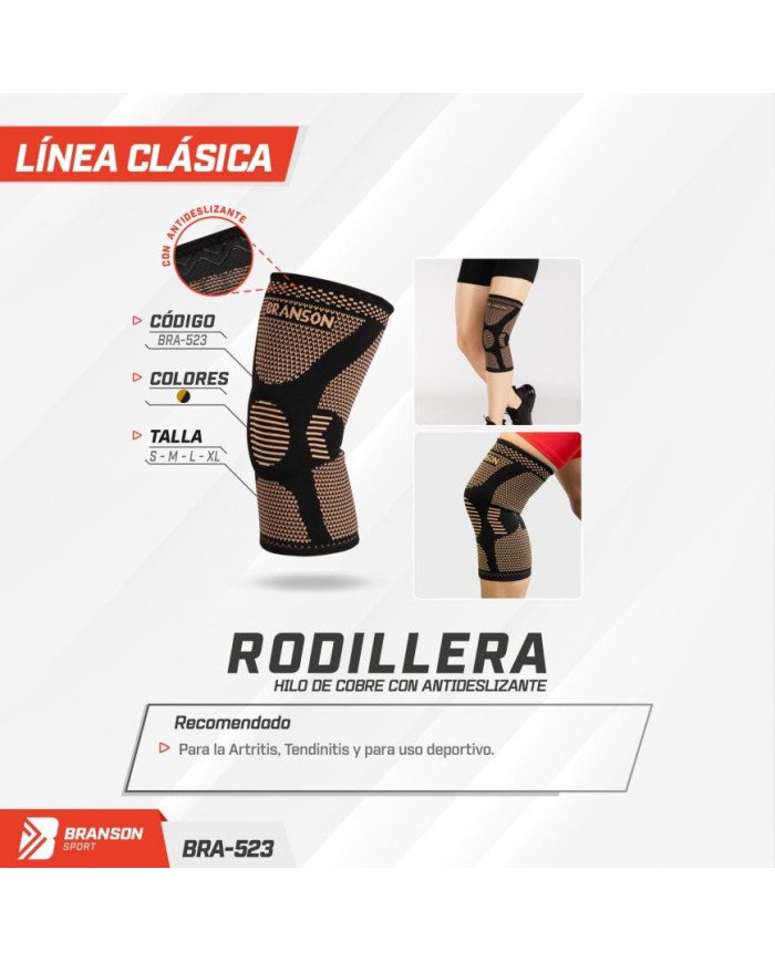 RODILLERA COPPER BRA523