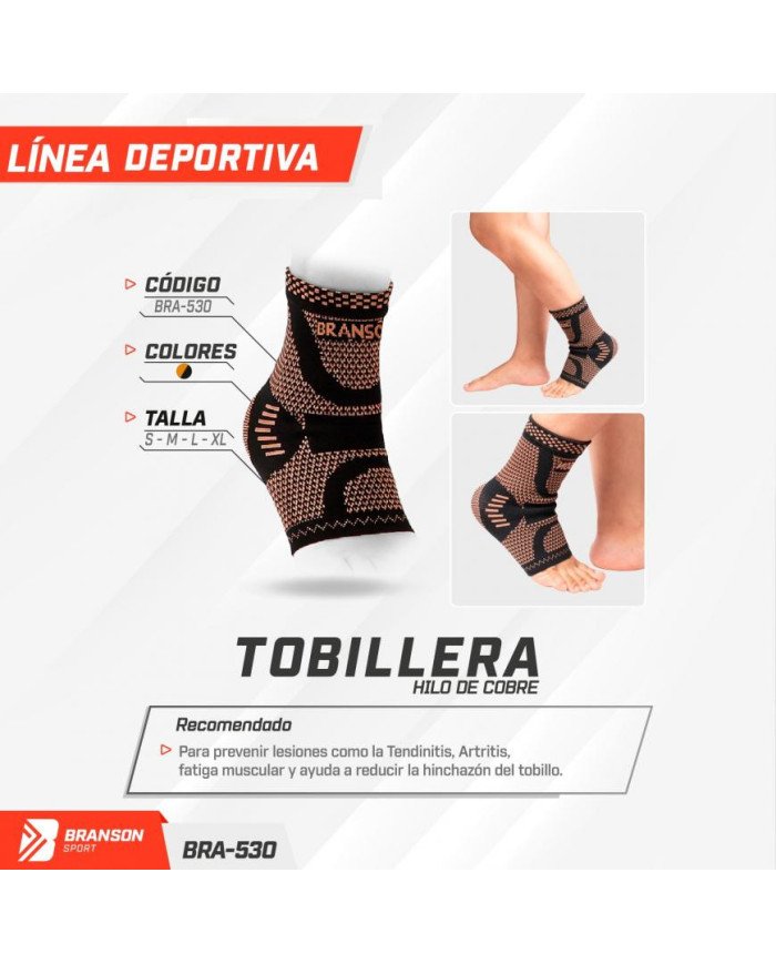TOBILLERA DE COBRE BRA530