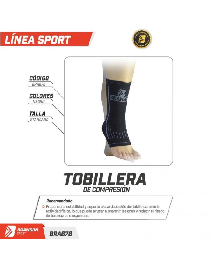 TOBILLERA DE COMPRESION BRA676 T/STD