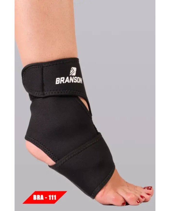 TOBILLERA VELCRO PREMIUM BRA111 T/STD NEGRO/GRIS