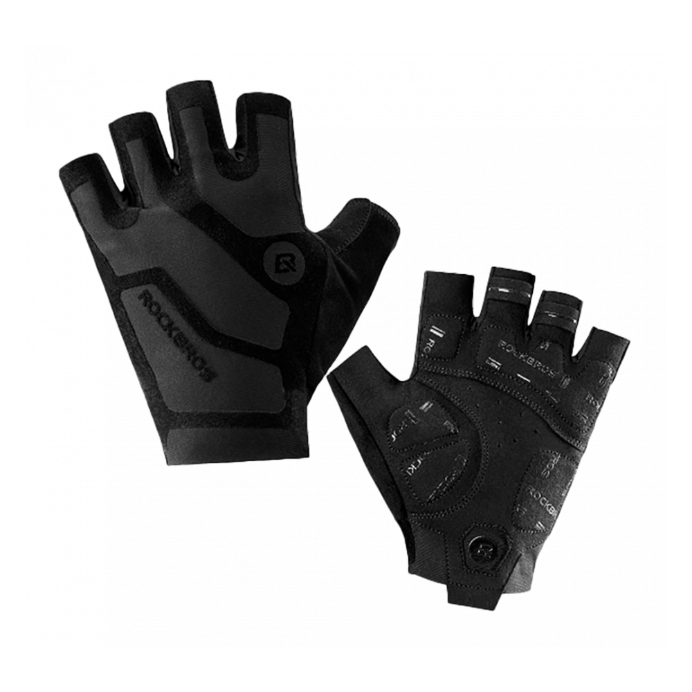 GUANTES DEDO CORTO ROCKBROS S196BK NEGRO TALLA L