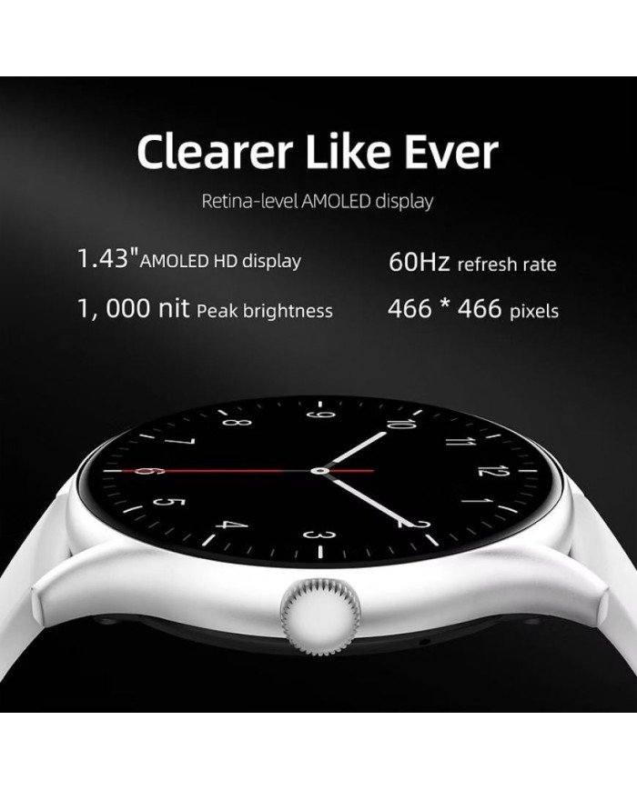 QCY - SMARTWATCH RELOJ GT S8 IPX8 C/LLAMADA MULTIFUNCIÓN