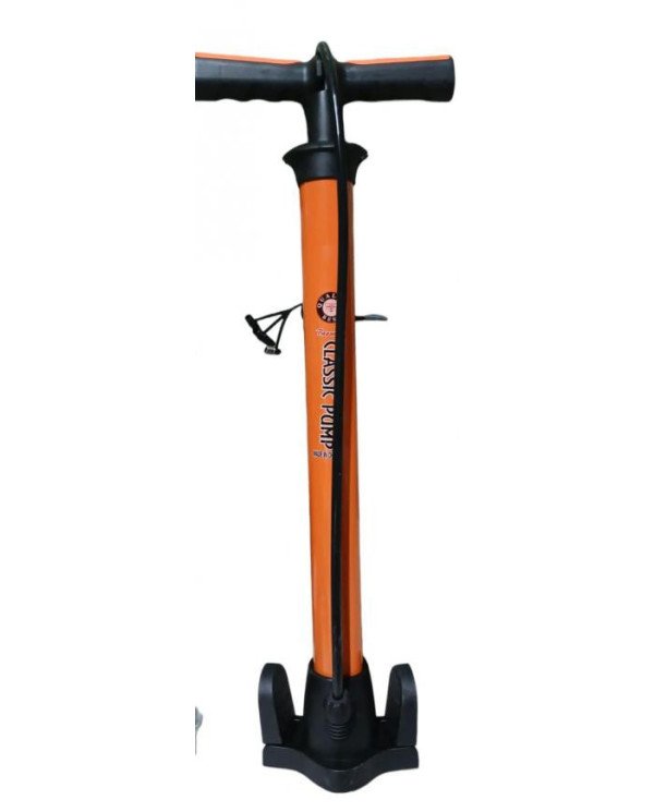 INFLADOR PIE BEE CLASIC PUMP NARANJA METALIZADO CH