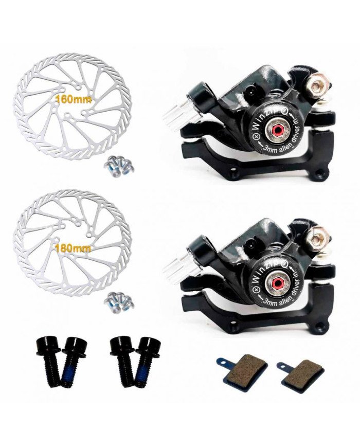 FRENO DISCO WINZIP CALIPER Y DISCO 160/180MM