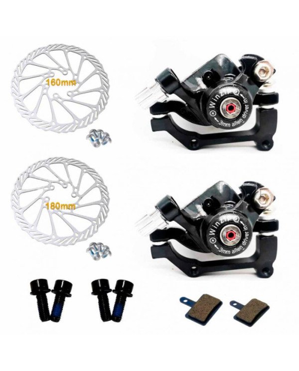 FRENO DISCO WINZIP CALIPER Y DISCO 160/180MM