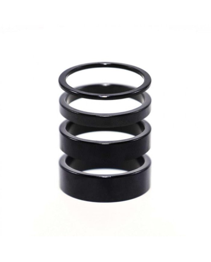 ESPACIADORES QUICKBAU 1 1/8" 4PZA B12 2MM + 4MM + 8MM + 10MM NEGRO