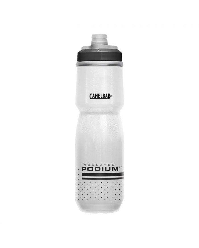 BOTELLA CAMELBAK PODIUM CHILL BOTTLE 700 ML BLANCO/NEGRO
