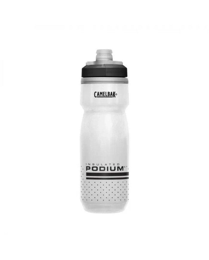 BOTELLA CAMELBAK PODIUM CHILL BOTTLE 600 ML BLANCO/NEGRO
